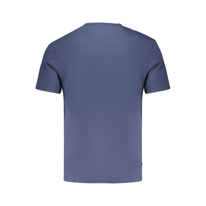 Timberland Blu Cotton Men T-Shirt