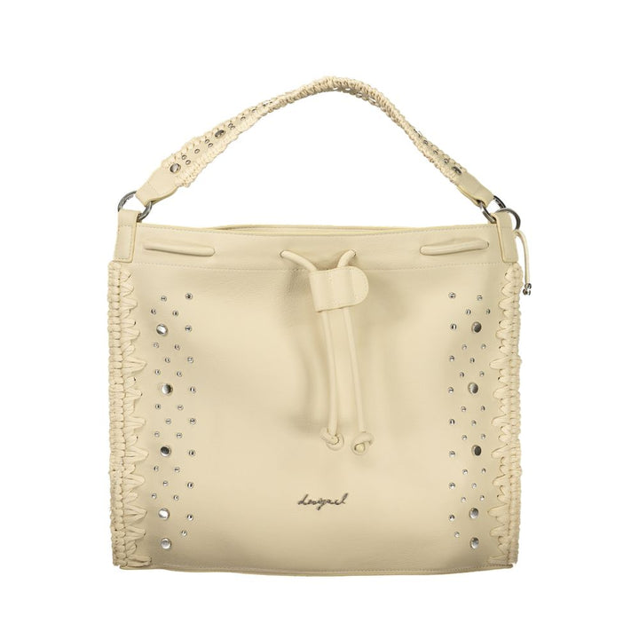 Desigual Bianco Poliuretano Woman Backpack