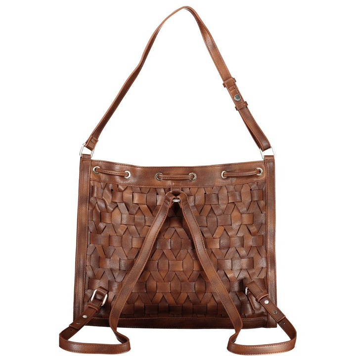 Desigual Camel Polyurethane Women Backpack