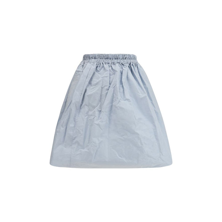 Prada Blue Silk Long Skirt