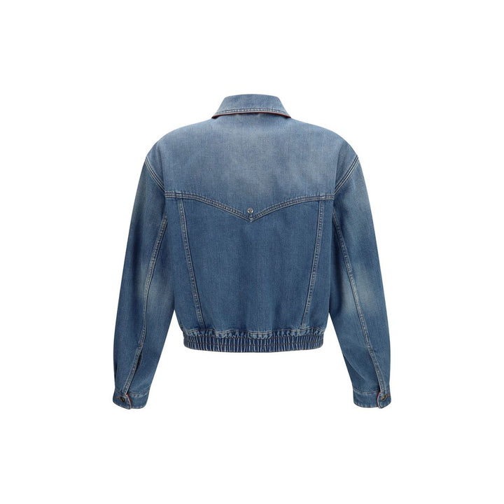 Versace Blue Cotton Clothing