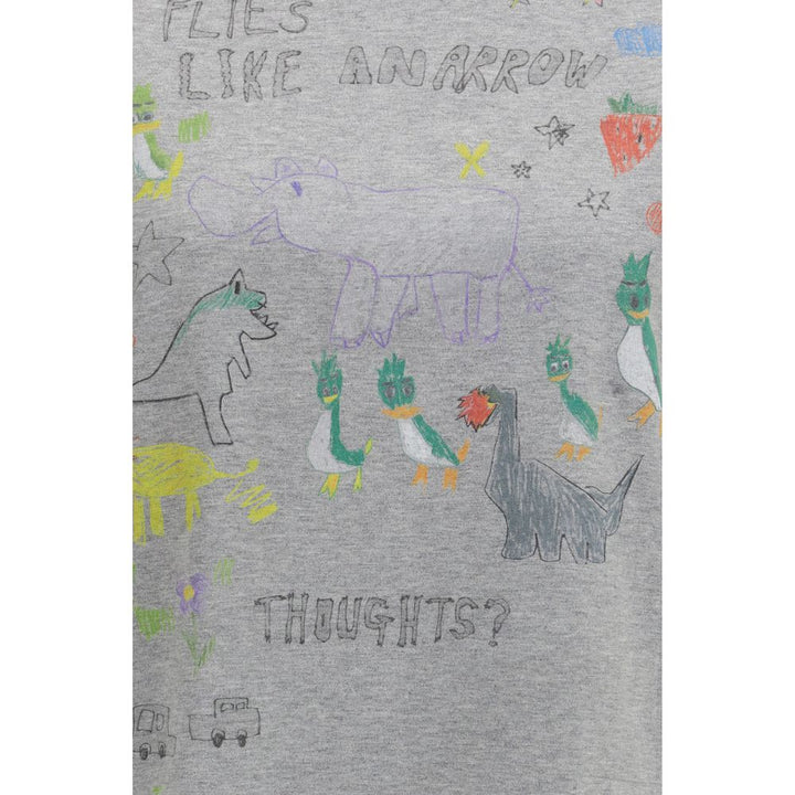 Maison Mihara Yasuhiro Gray Cotton T-Shirt