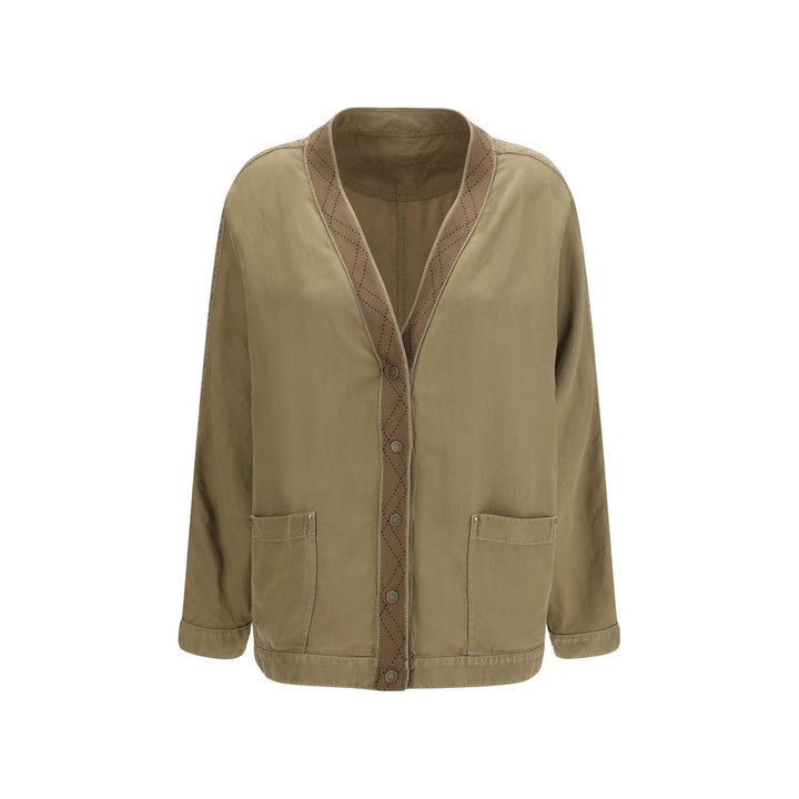 Giorgio Armani Bicolor Copper Denim Jacket