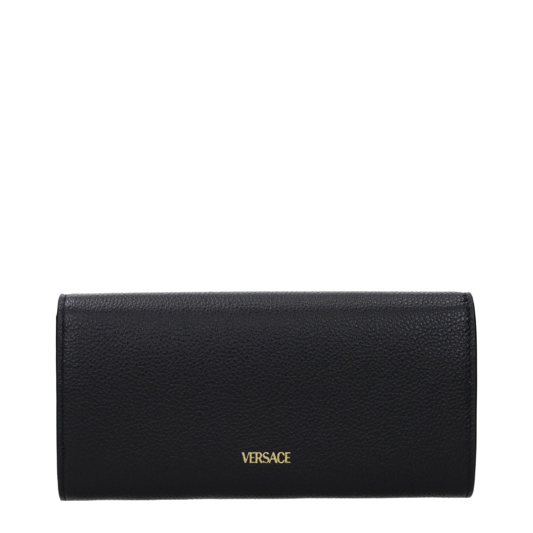 Versace Black Leather Wallet