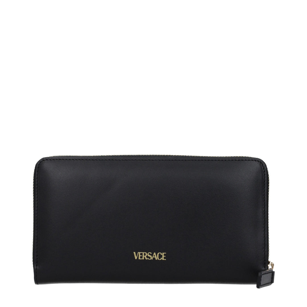 Versace Black Leather Wallet