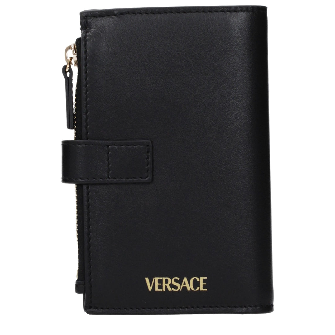 Versace Black Leather Wallet