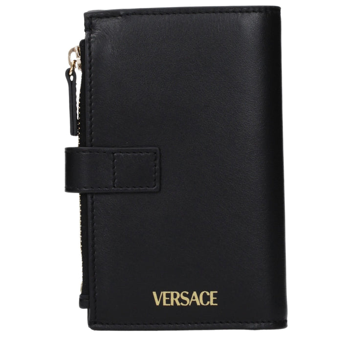 Versace Black Leather Wallet