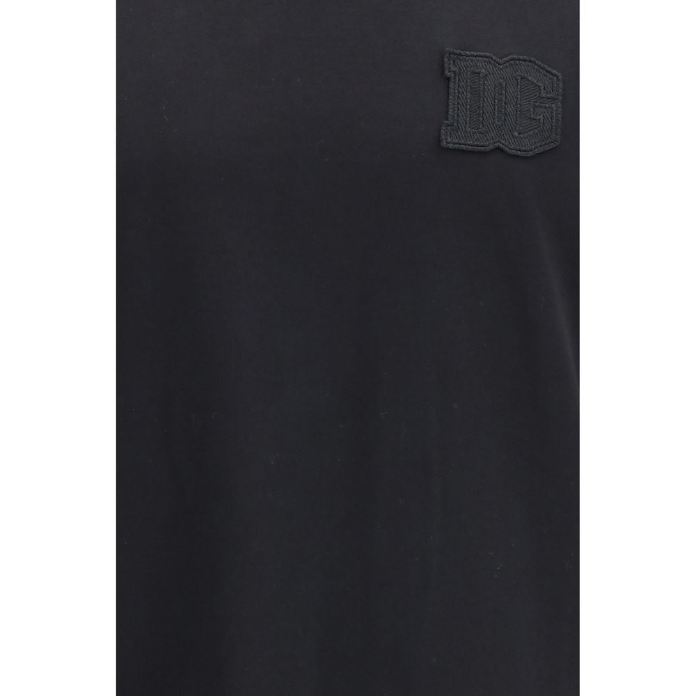Dolce & Gabbana Black Cotton T-Shirt
