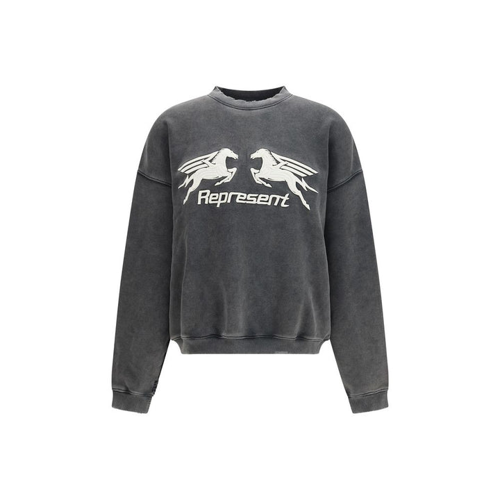 Represent Gray Cotton Sweatshirt