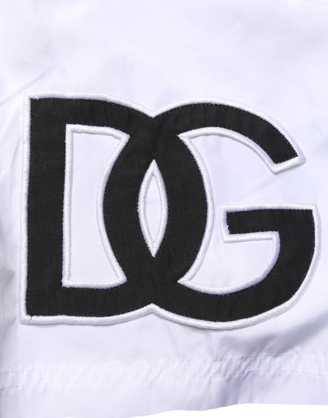 Dolce & Gabbana White Drawstring Men Swim Shorts Swimwear