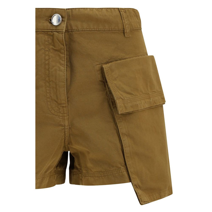 PINKO Beige Cotton Bermuda Shorts