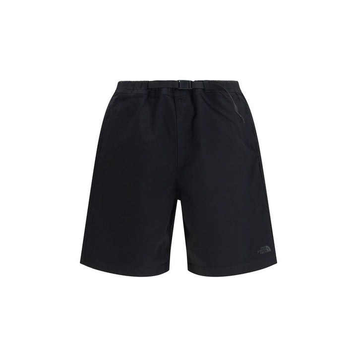 The North Face Black Cotton Bermuda Shorts