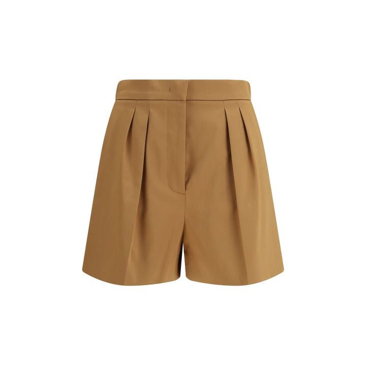 Max Mara Beige Cotton Bermuda Shorts