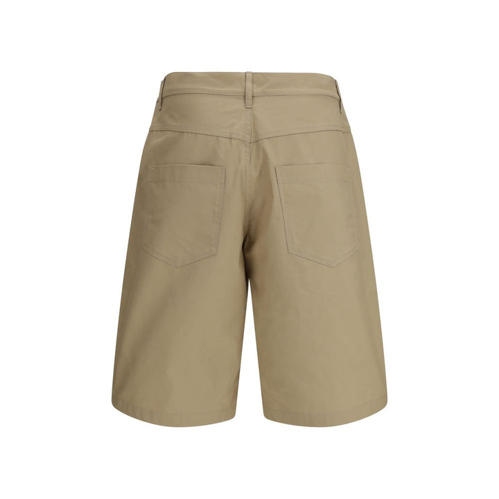 Moschino Beige Cotton Bermuda Shorts