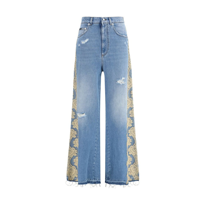 Dolce & Gabbana Blue Cotton Jeans Denim