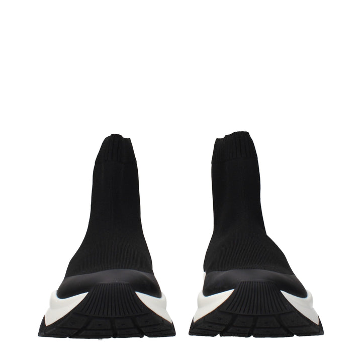 Jimmy Choo Black Fabric Ankle Boots