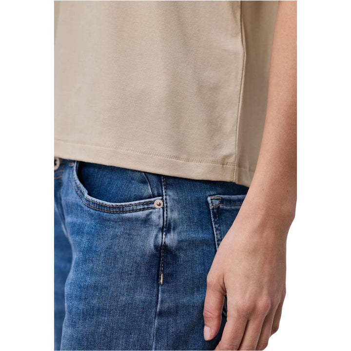 Street One Beige Viscose T-Shirt