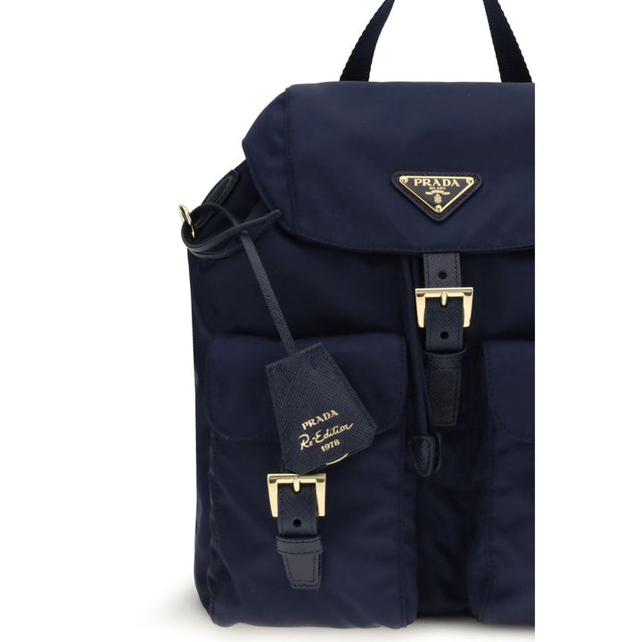 Prada Black Recycled Polyamide Backpack