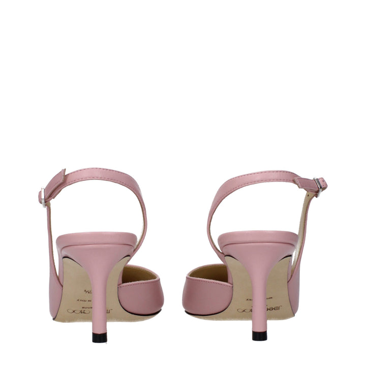 Jimmy Choo Pink Leather Pumps