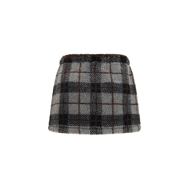 Miu Miu Multicolor Nylon Mini Skirt