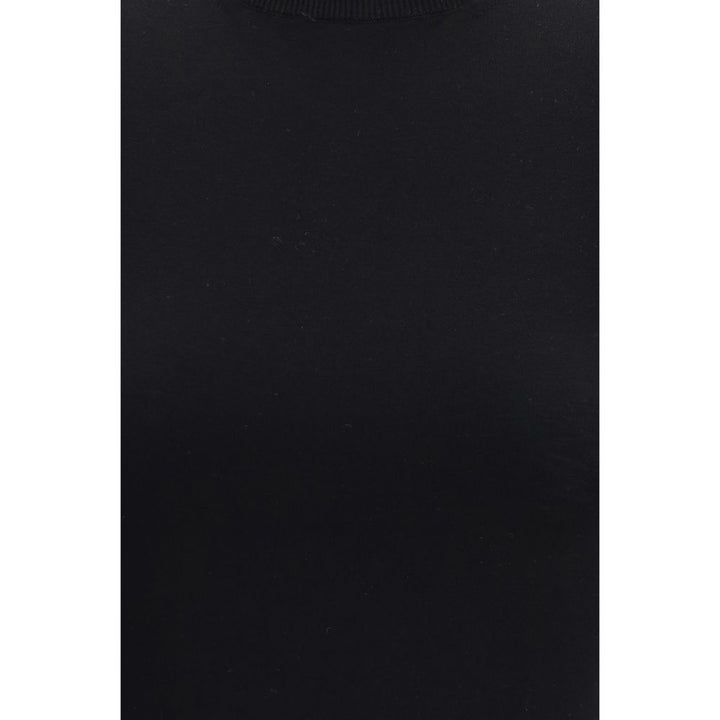 Max Mara Black Viscose T-Shirt