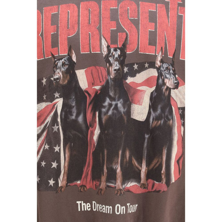 Represent Brown Cotton Sweatshirt