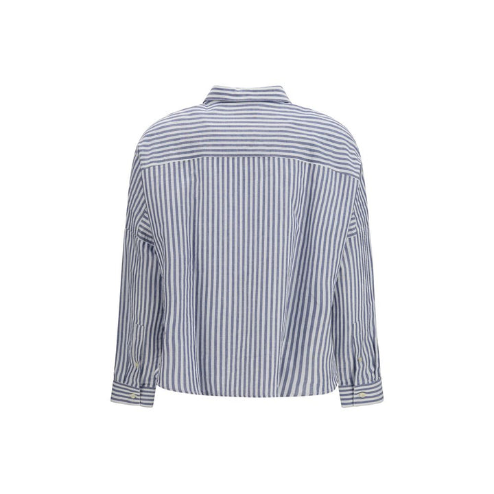 Deperlu Multicolor Linen Pattern Shirt