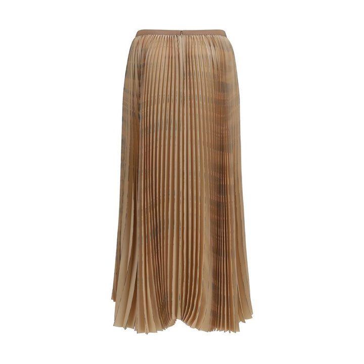 Fabiana Filippi Beige Polyester Midi Skirt