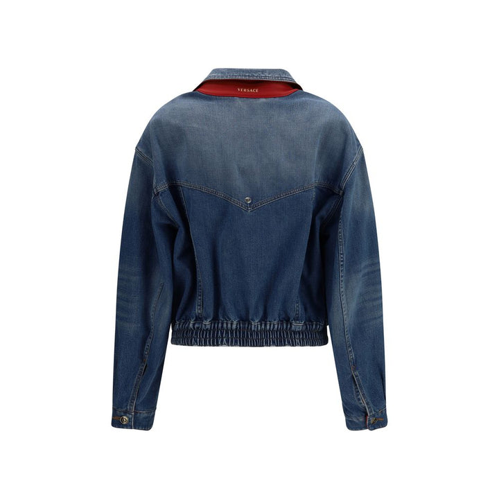 Versace Blue Cotton Clothing