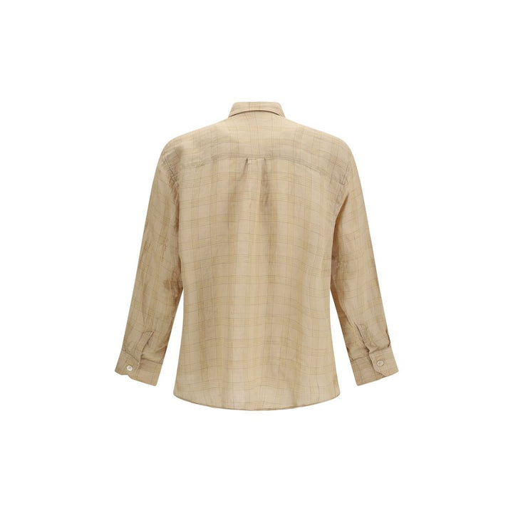 Our Legacy Beige Cotton Pattern Shirt