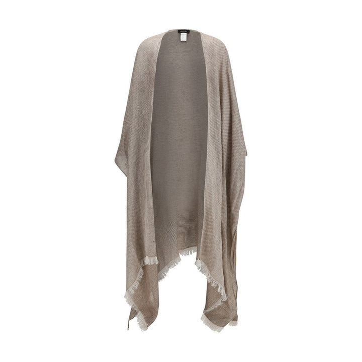 Fabiana Filippi Brown Linen Cloacks
