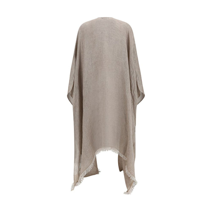 Fabiana Filippi Brown Linen Cloacks