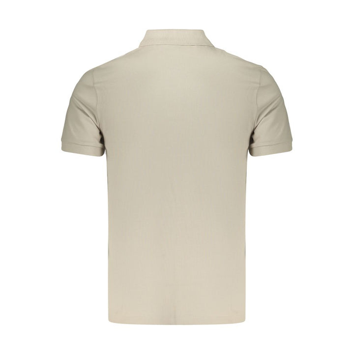 Hugo Boss Beige Cotton Mens Polo Shirt