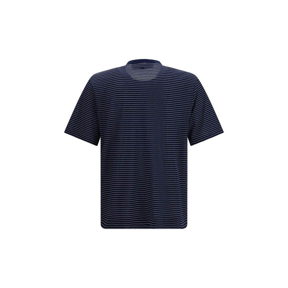 Ami Paris Blue Cotton T-Shirt