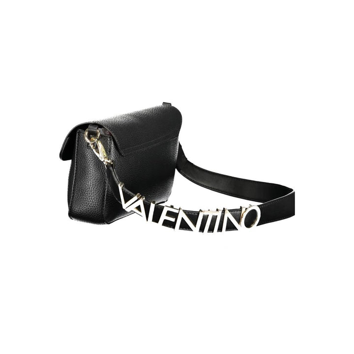 Mario Valentino Black Polyurethane Women Handbag