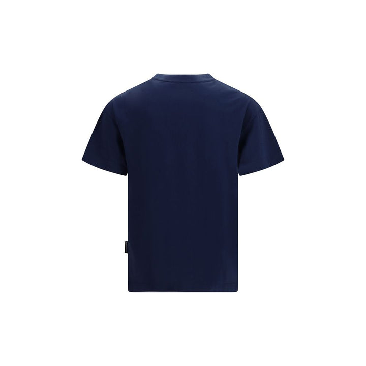 Palm Angels Blue Cotton T-Shirt