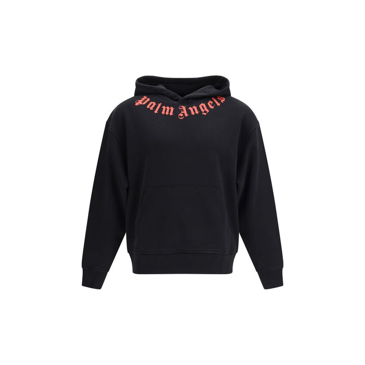 Palm Angels Black Cotton Sweatshirt