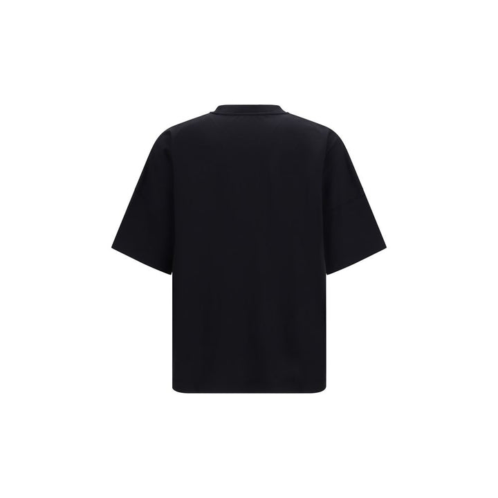 Palm Angels Black Cotton T-Shirt