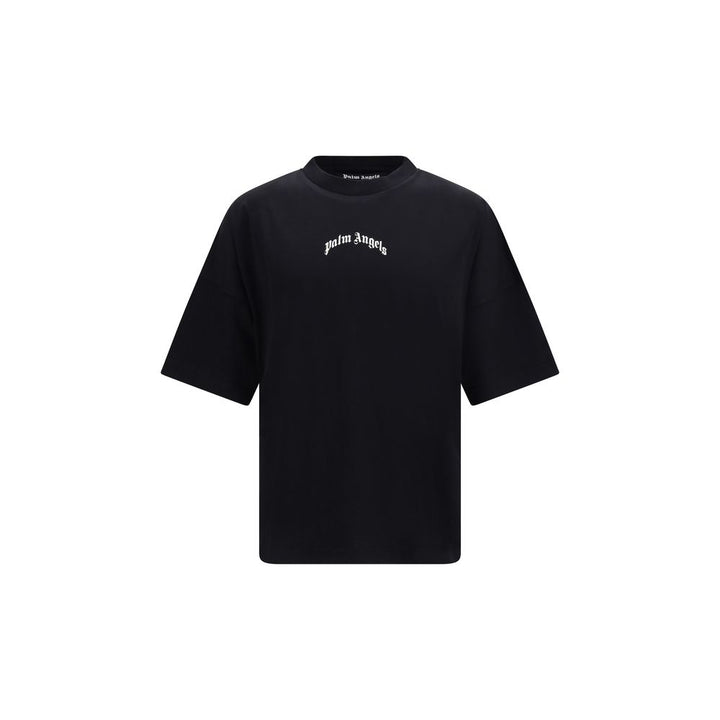 Palm Angels Black Cotton T-Shirt
