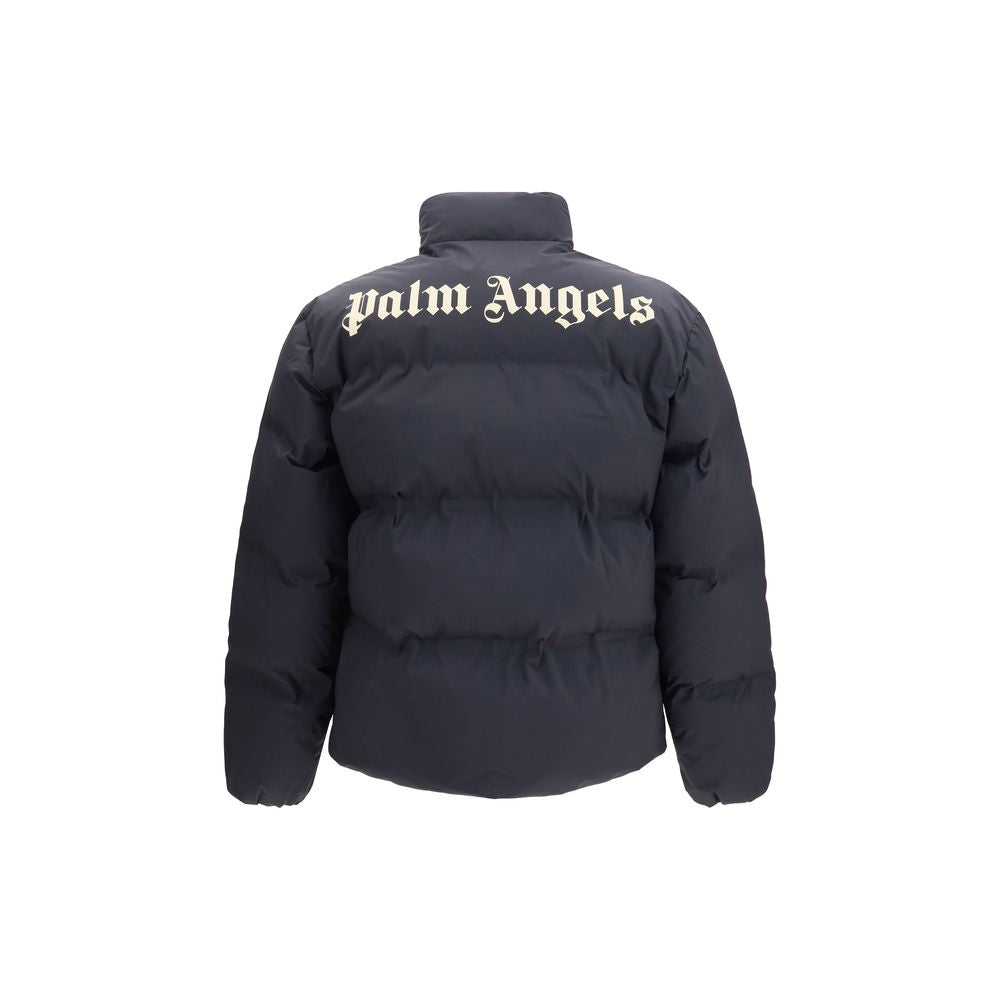 Palm Angels Black Polyamide Full-Length Jacket – SEYMAYKA