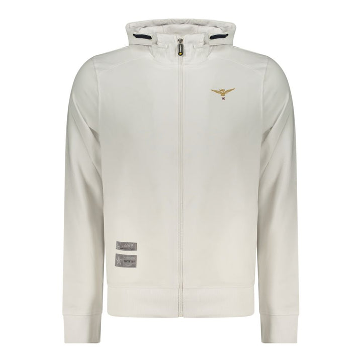 Accademia Militare White Cotton Men's Hoodie