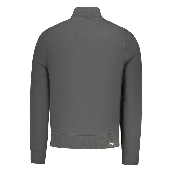 Accademia Militare Black Cotton Men Sweatshirt