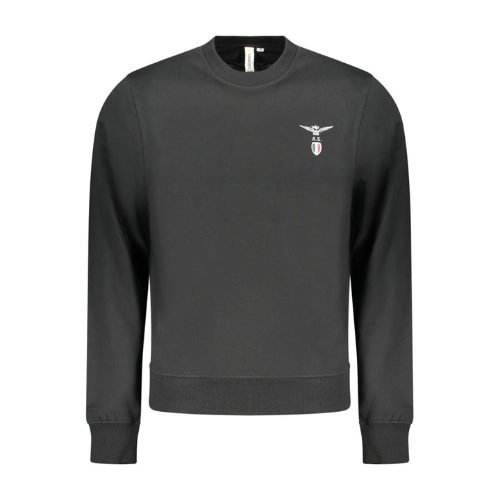 Accademia Militare Black Cotton Men's Sweatshirt