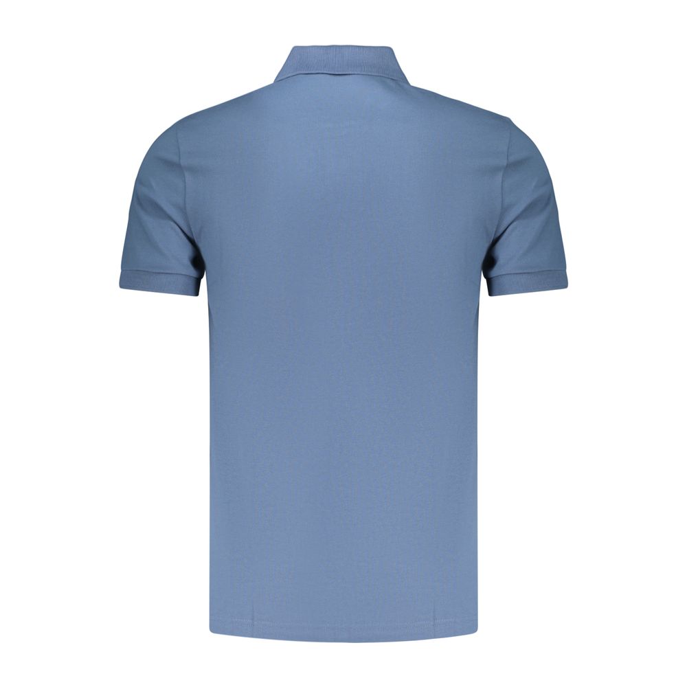 Hugo Boss Blue Cotton Men Polo Shirt