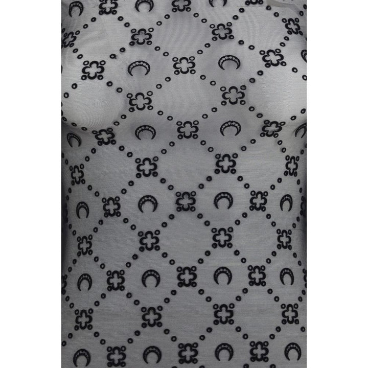 Marine Serre Black Polyamide Pattern Shirt