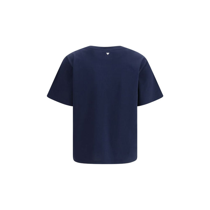 Max Mara Blue Cotton T-Shirt