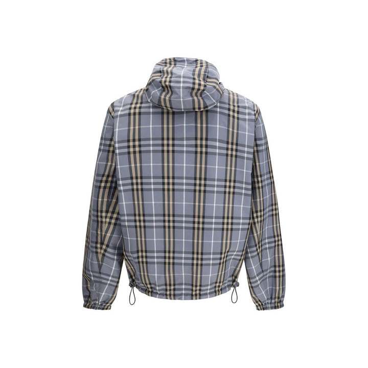 Burberry Blue Polyester Shell Jacket