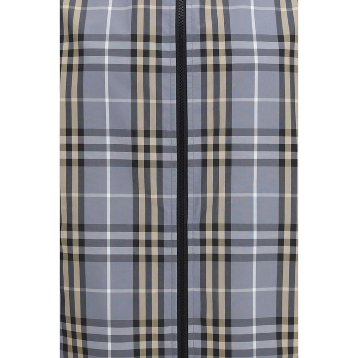 Burberry Blue Polyester Shell Jacket