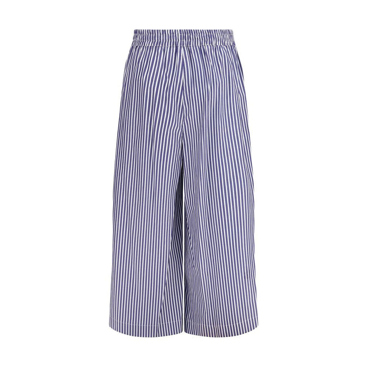 Max Mara Blue Cotton Pants