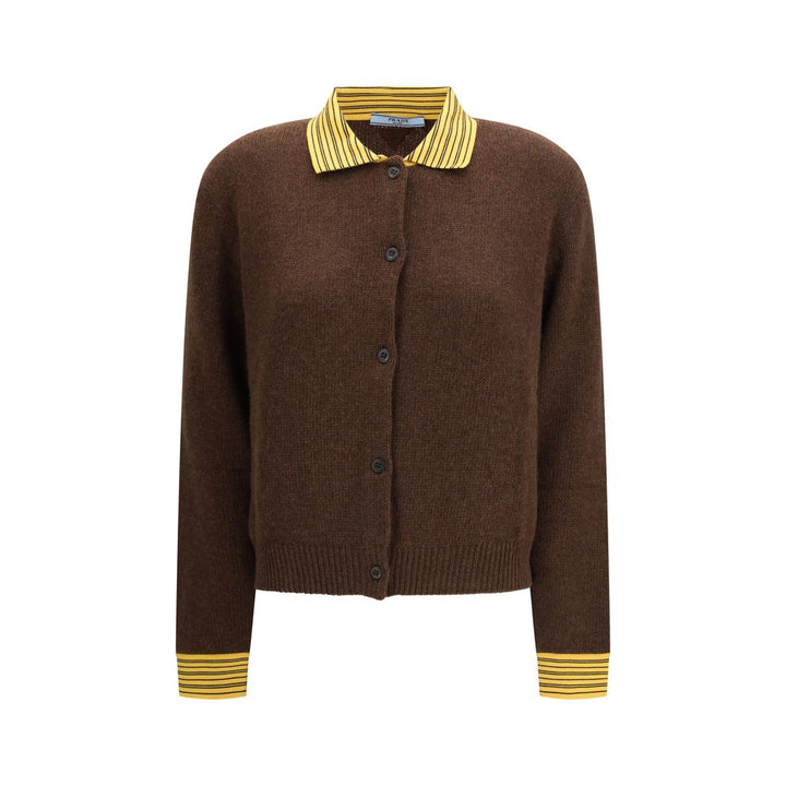 Prada Brown Cashmere Cardigan